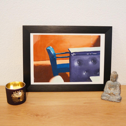 Tableau Bureau à la gouache