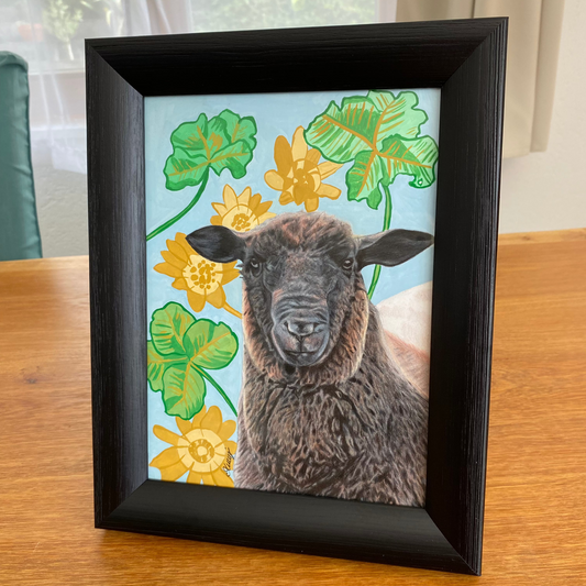 Tableau Le mouton chanceux