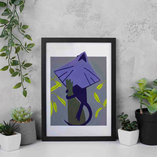 Peinture Lézard minimaliste